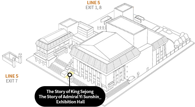 The story of King Sejong·The story of the Admiral Yi sunshin_Exhibition hall